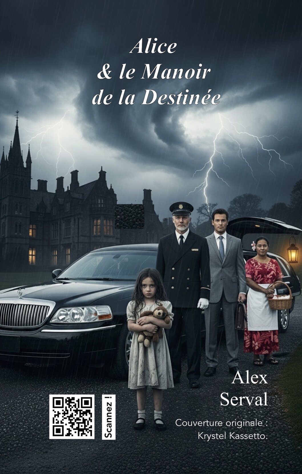 Couverture du roman Alice & le Manoir de la Destinée posée près d’une fenêtre